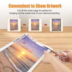 2Pack Diamond Painting Frame Holder, Magnetic Art Frame Adhesive, DIY Art Craft
