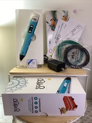 Scrib3D P1 Multi-Functional Speed Control Rechargeable 3D Printing Pen Open Box