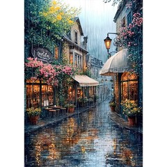 Auremi Street Diamond Art Painting, 5D Landscapes Diamond Painting Kits, Full…