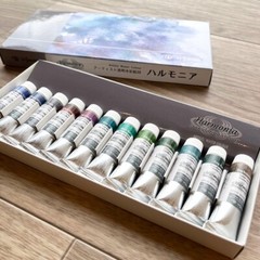 Kusakabe Harmonia Transparent Watercolor 10ml × 12color Set granulating art