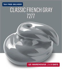 FolkArt Multi-Surface Satin Acrylic Paint, 2oz, Classic French Gray