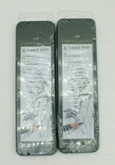 Faber-Castell 6 Castell 9000 Art Pencil box, Set of 2 Bran New sealed packages