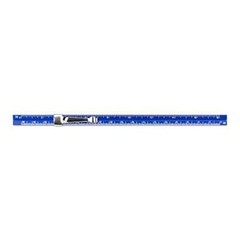 Alumicolor Aluminum Engineer Pocket Scale With Clip, 6IN, Blue