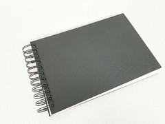 Sketchbook 9×6 Inch Wire Bound Handmade 56 Sheets Off White Paper