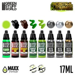 Green Stuff World for Models & Miniatures Paint Set Ancestral Machines 12252