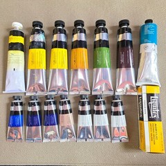 Masters Touch Artist Oil Colors Paint Lot Of 15 Tubes Various Colors 50ml-200ml