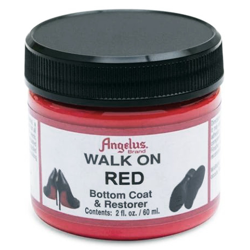 54AS Angelus Leather Walk On Red Bottom Coat & Restorer 2 Oz.