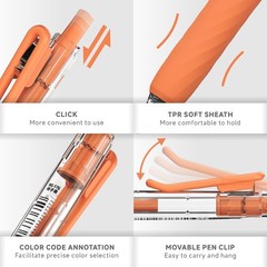 Retractable Acrylic Gel Pens for Coloring, 90 Colors Click Acrylic Paint Pens…