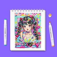 200 Colors Alcohol Markers, Alcohol Markers Set for Adults, Artists in Colori…