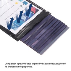 Cyanotype Paper,12 Sheet Sun Print Paper Pink Crafts with Board, 2.9×4.1″