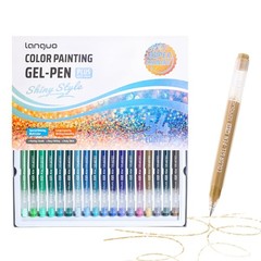 Glitter Gel Pens for Adult Coloring, 54 Colors Special Shining Multi Glitter …