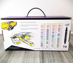 Prismacolor (Set of 72) Premier Double Ended Pro Art Markers Chisel / Fine Tip