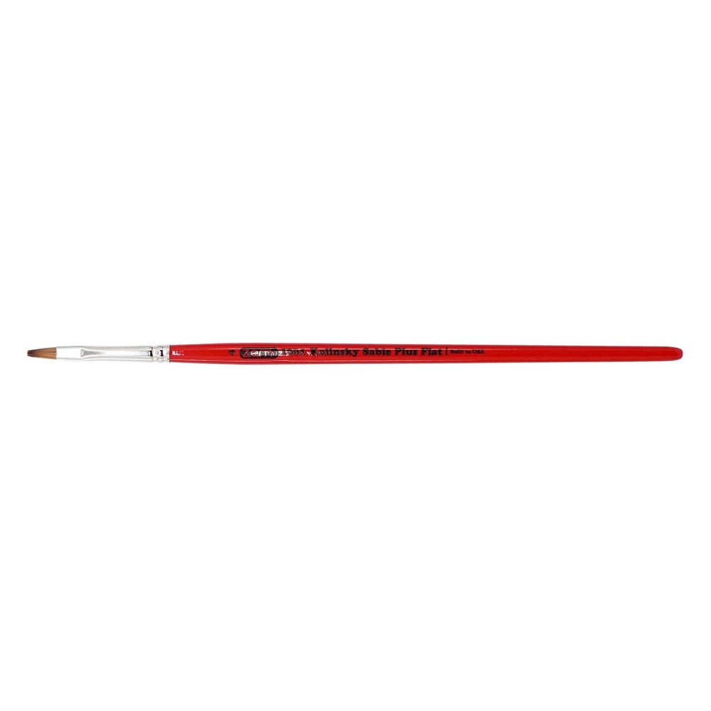 1001 Kolinsky Plus Sable + Synthetic Flat Artist Brush