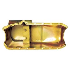 Steel Oil Pan Fits 1958–79 Chevy SB 283-305-327-350-400 – 7 Qt Capacity – Zinc
