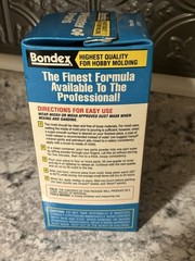 Vintage Bondex Plaster Of Paris Improved Formula For Hobby Molding 4.4lbs (2kg)
