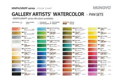 48 Count Assorted Solid Paint Set 48 Colors Portable Half Pan For Outdoors
