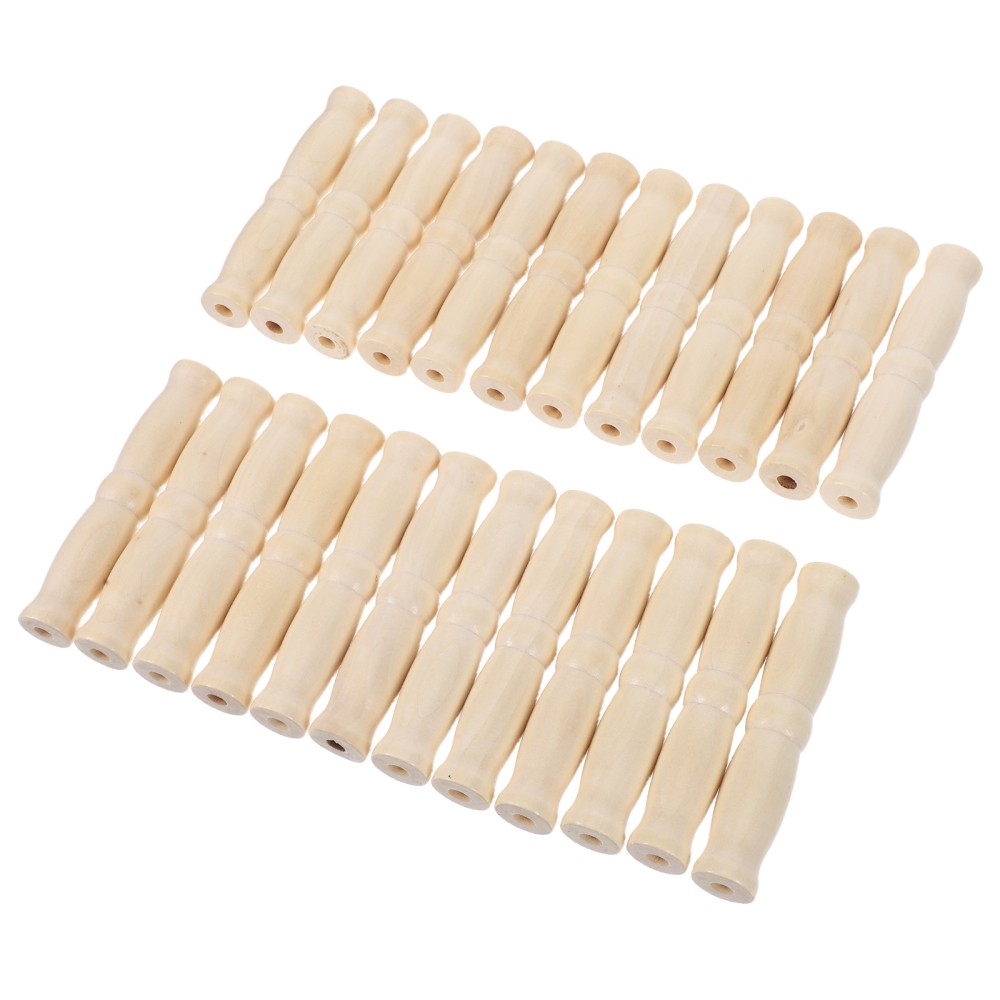 24pcs Wooden Bucket Handle – Ergonomic Non- Handles For