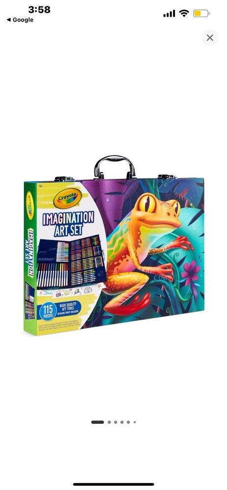 Crayola Imagination Art Coloring Set, 115Pcs, Art & Craft Kit