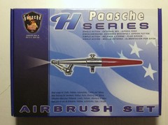 Paasche Single Action Airbrush Set H Series H-#3 Clean with extras