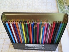 Vtg Berol Prismacolor 60 Color Pencil Set No. 960 USED 53/60 Total Most UNUSED