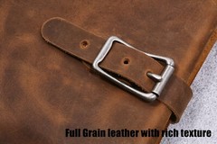 Leather sketchbook cover case for sketch pad 9″ x 12″ Drawing Sketch Pad Holder