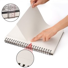 Art Sketch Book Drawing Pad 2 Packs Spiral Bound White Drawing Art Calligraphy