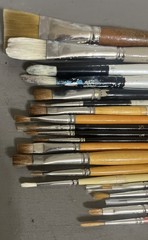 Artist Paint Brushes Lot Of 20-Simmons, Grumbacher, Gulf, Simply Simmons