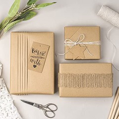 Brown Kraft Paper Roll 17.5″ 32.8 ft for Crafts Art Wrapping Packing Postal Ship