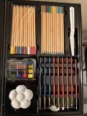 Daler-Rowney Simply 106 Piece Art Set with Easel