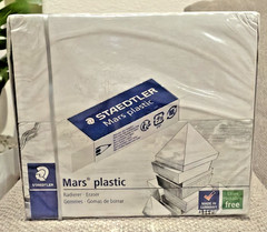 NEW Staedtler Mars Erasers White Germany Artist Drafting 20 Pack FACTORY SEALED