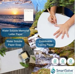 SmartSolve 2 pt. Water-Soluble Bio-Based Paper | Dissolves Quickly in Water |…