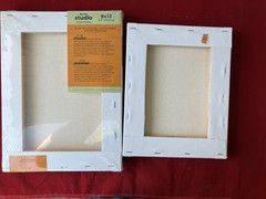 Lot of 4 New Dick Blick Studio Stretched Canvas Panels 9″x12″ and 8″x10″