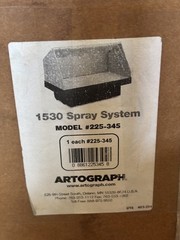 Artograph 1530 HOBBY MODEL SPRAYSYSTEM BOOTH W/ Exhaust Fans – New Unopened Box