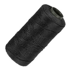 Nylon String 3 Strands Twisted Mason Line 1.5mm x 218 Yards, Black