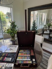 ROYAL & LANGNICKEL ESSENTIALS ALL MEDIA ART SET PAINTS PENCILS EASEL
