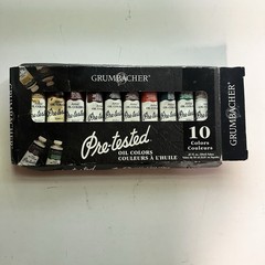 Grumbacher Oil Color Set, 0.81 Fl Oz (Pack of 10), Multicolor Artist Pack