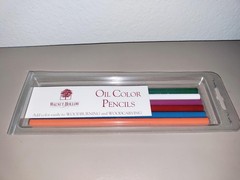 Walnut Hollow Oil Color Pencils 12 Ct Color Set No. 9912 Made in USA New/Sealed