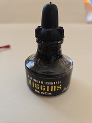 Vintage Higgins Waterproof India Ink 4415 Black 1oz Bottle Carter’s Fountain Pen