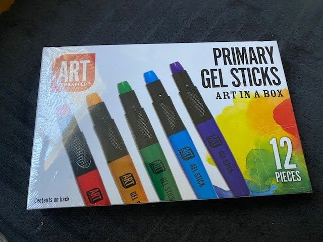 art unwrapped primary gel sticks 12 pc set