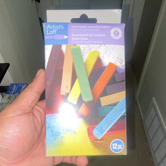 Artist’s Loft Soft & Hard Pastels Set, Multicolor Assorted Colors, 12 pc