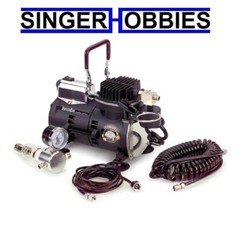Iwata Airbrushes Smart Jet oil-less piston air Compressor w/ Hoses IWAIS850 HH