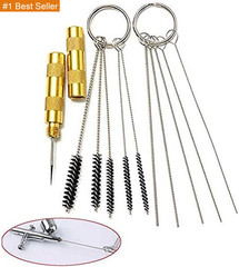 4 Set Airbrush Cleaning Kit Airbrush Cleaning Pot with Air Filter Mat and Holder