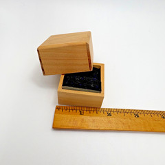 Ring Box Unfinished Wood Jewelry Box Crafts Gift Custom Proposal Boho Special