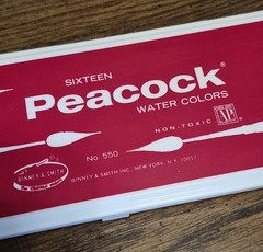 Binney & Smith 16 Peacock WATER COLORS No. 550 MADE IN U.S.A.