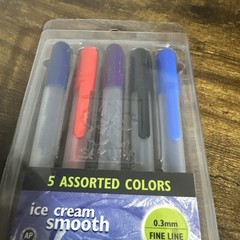 Vintage Sakura Gelly Roll 0.3 Fine Line Gel Ink Rollerballs Set Of 5