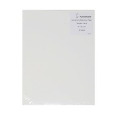 Hahnemuhle Watercolour Painting Paper Pack of 40 Sheets – 25 x 32.5cm, 300gsm