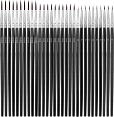 Tiny Detail Paint Brushes 30 Pcs Fine Paint Brushes Set with 3 Size #0#00#000 Li