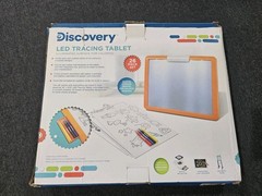 NEW!!! Discovery LED Tracing Tablet, 26-Piece Set with Washable Markers, Tracing