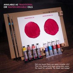 Georgian 6-Tube Starter Water Mixable Oil Paint Set – Art Paints for Canvas P…