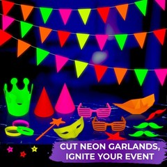 8.3 x 11.8 x 0.01 inches, Pink, Green, Yellow, Orange, Fluorescent Orange-red